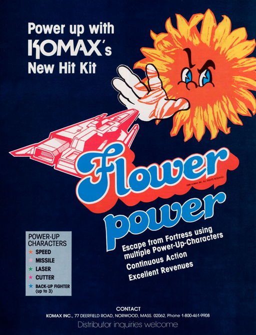 Flower (Japan) Arcade Game Cover